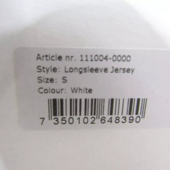 NEW BITE STUDIOS Womens Long-Sleeve Thin Jersey T-Shirt Size S White - Picture 8 of 12